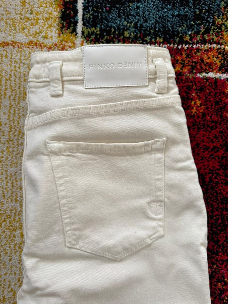 Pinko Denim White Jeans